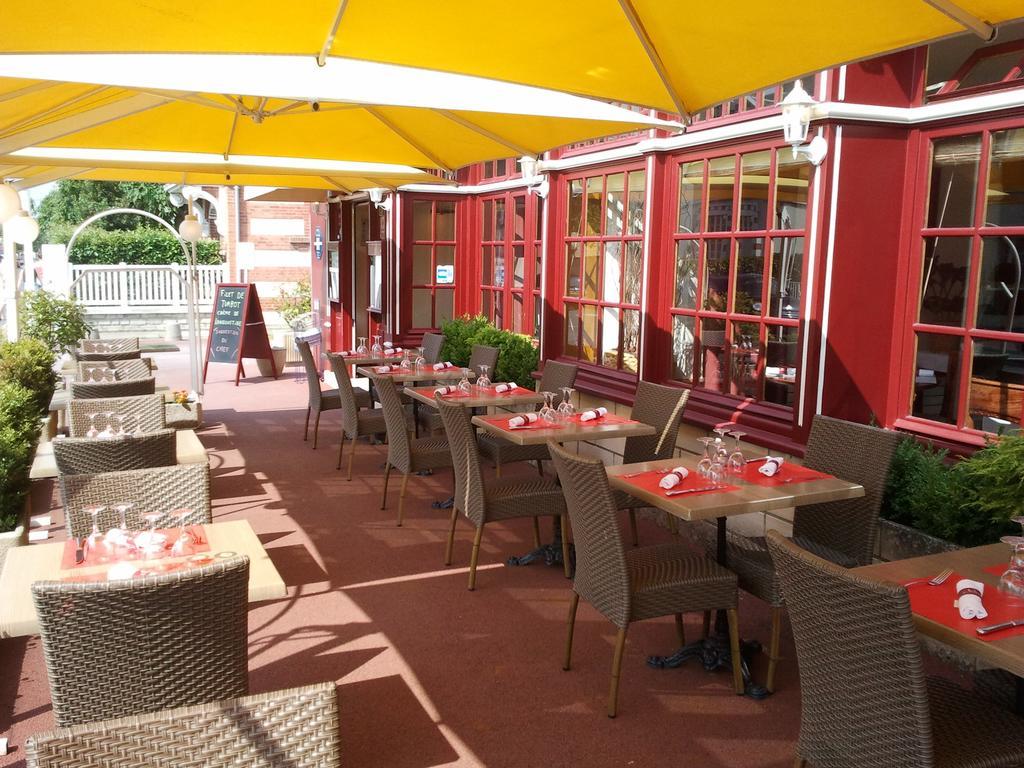 Hotel-Restaurant Le Normandie Luc-sur-Mer Luaran gambar